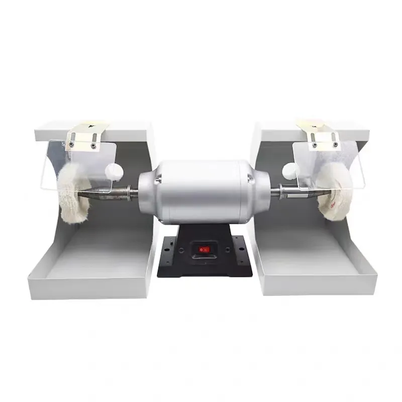 Dental grinding and polishing machine Double top polishing machine with dust cover Technician equipment Dental