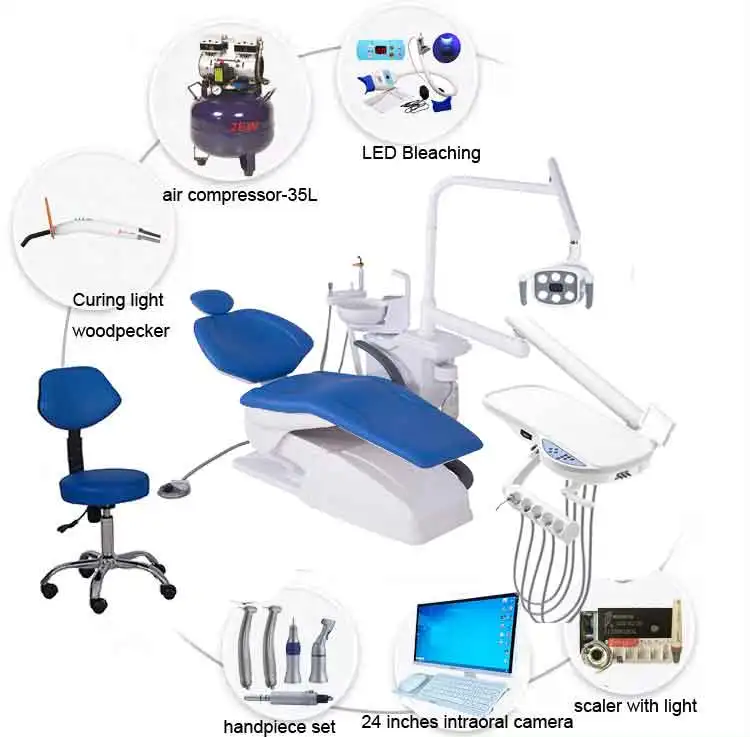 Dental Products Equipments Portable Unit Full Set Dental Chair