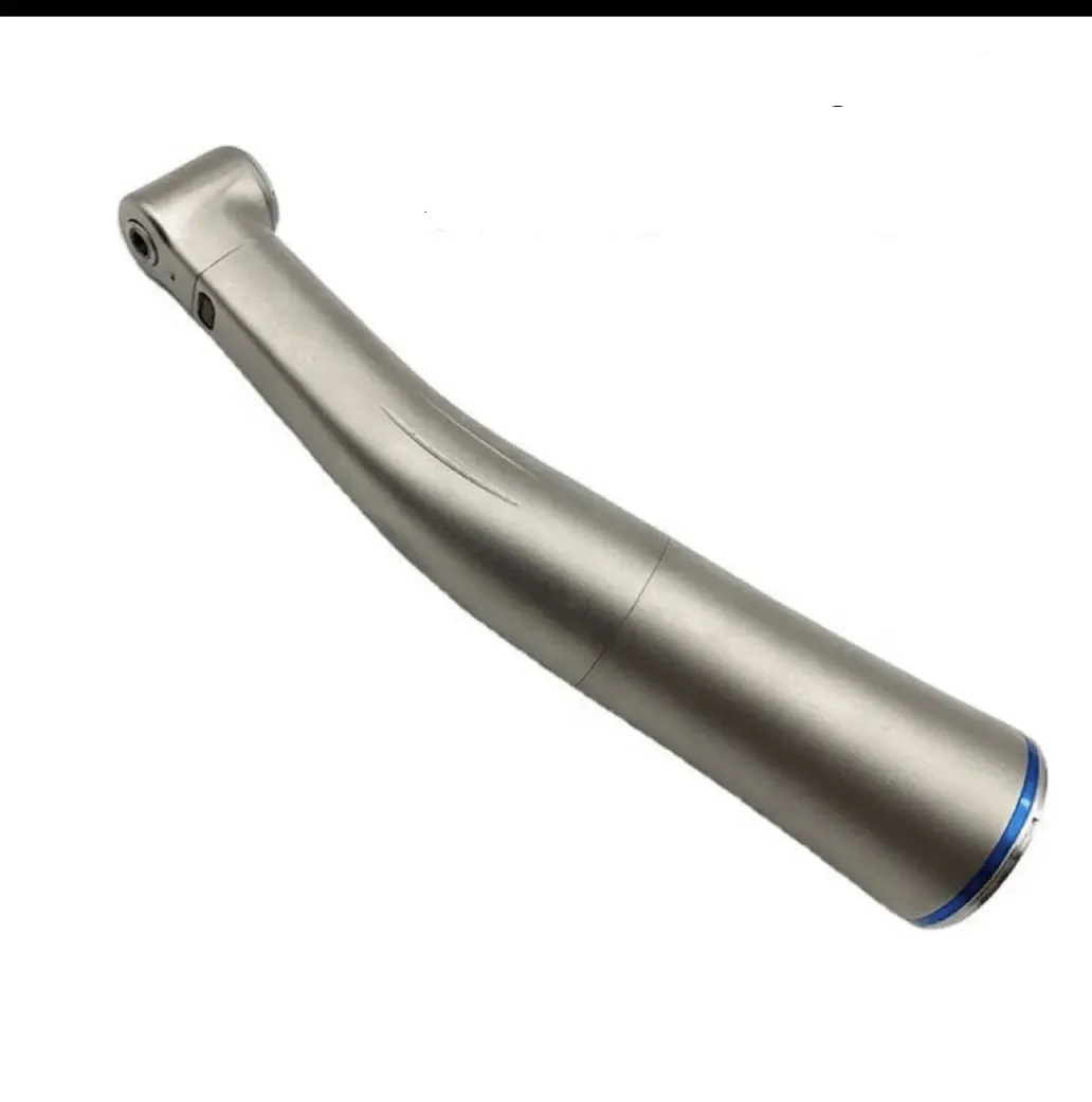 Dental CONTRA ANGLE Fiber Optic Handpiece 1:1 Dental with Light Speed Up Fiber Optic Bender