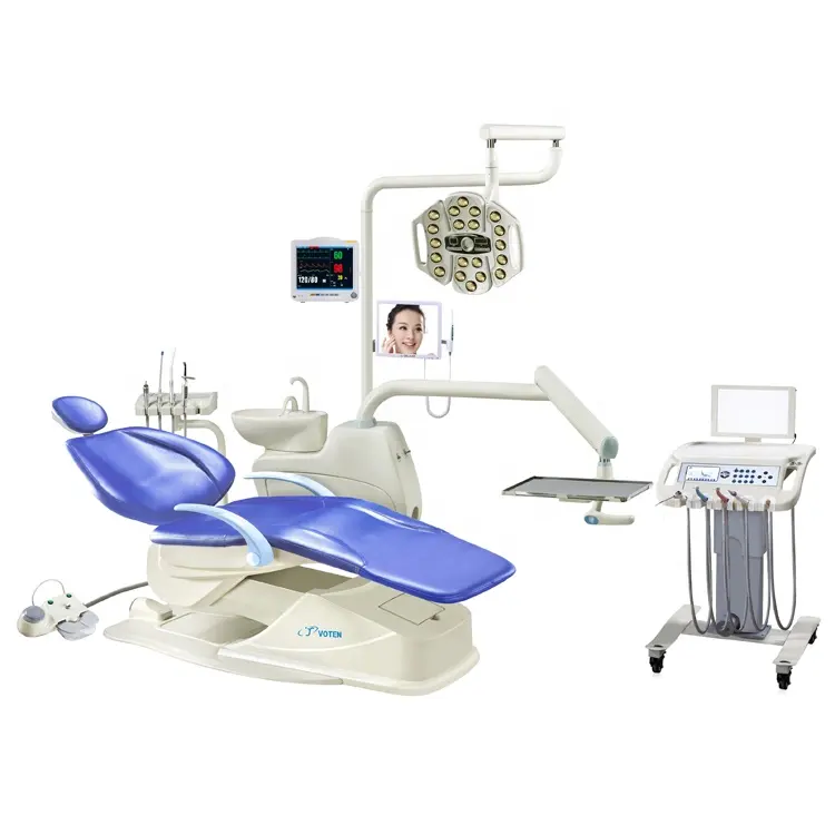 Chinese cheapest Mobile treatment equipment price dental chair cart