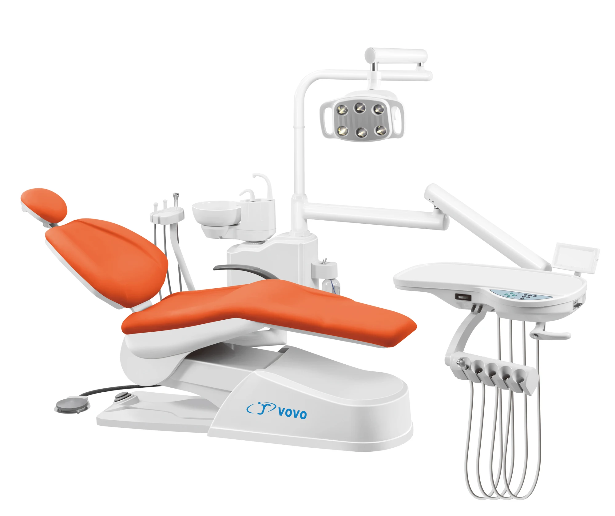 Factory Direct VOVO Dental Chair High Quality LED Operation Lamp Cheap Price C32 Made Metal Steel Resin Electricity Turbine