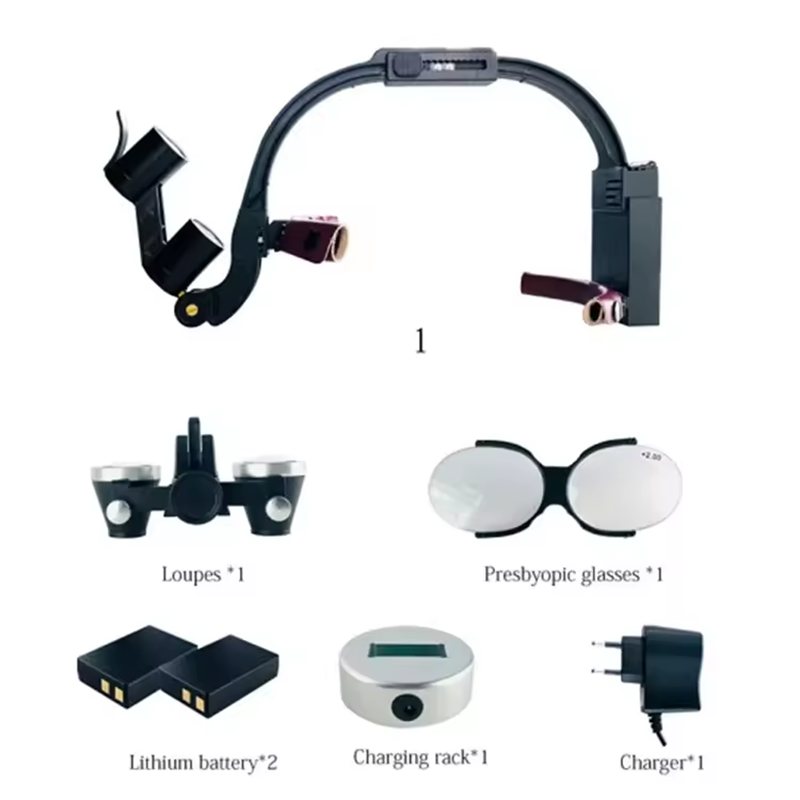 Dental Loupes with LED Headlight